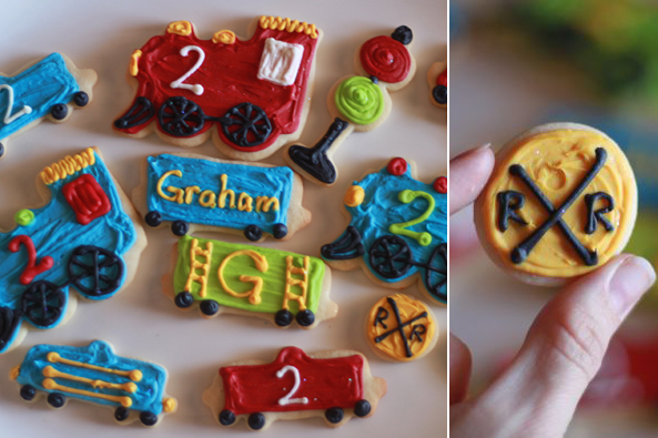 train party cookies